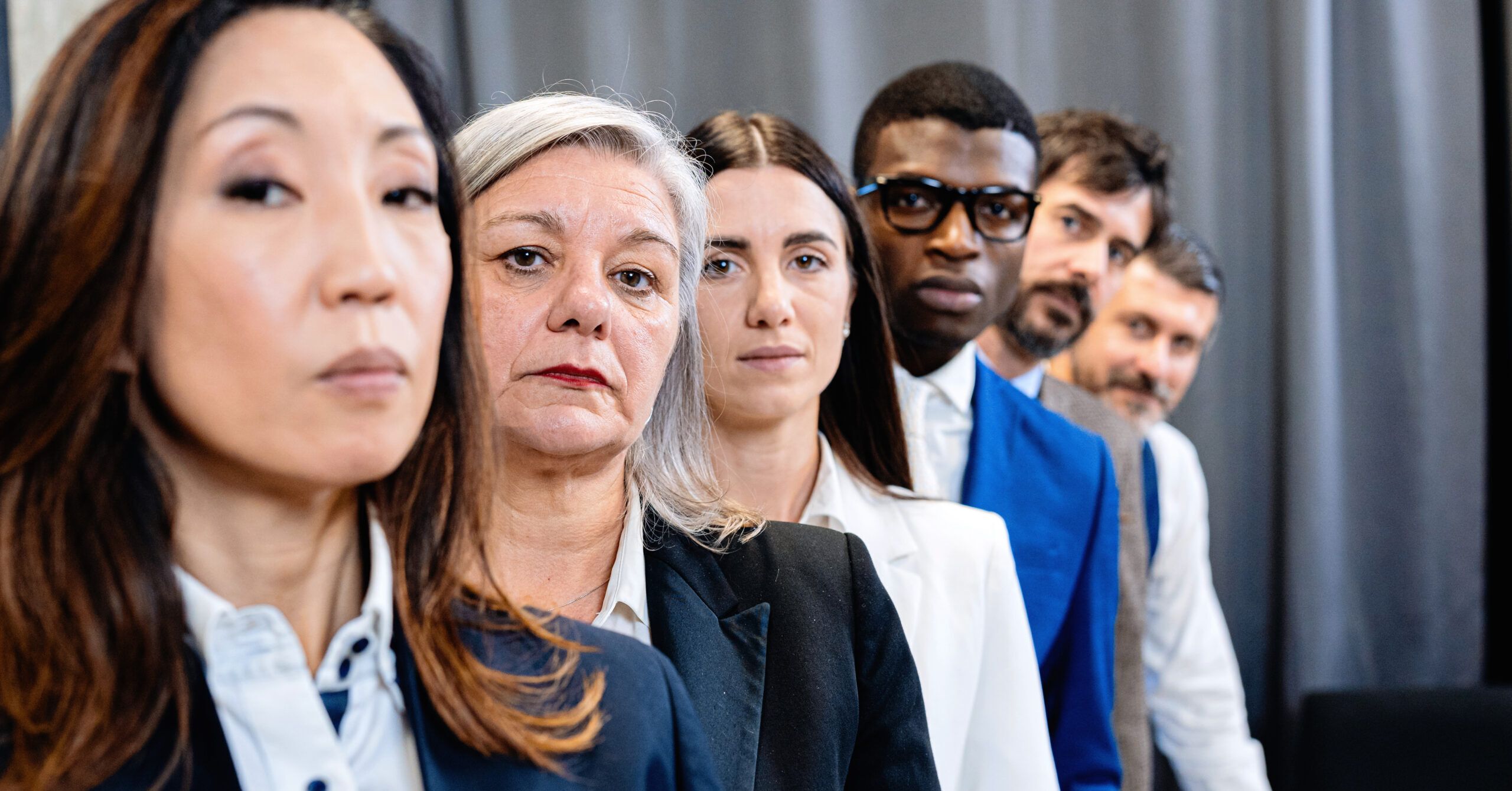 Group of employees unhappy with employment law